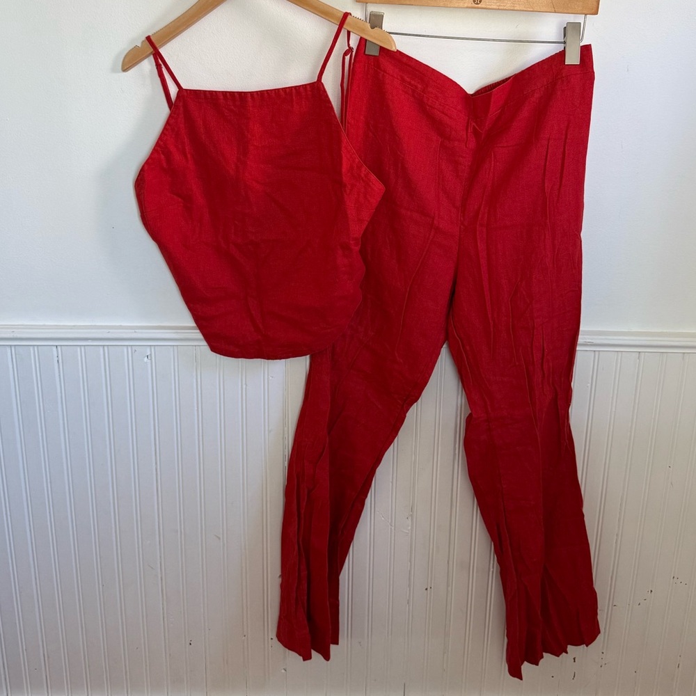 Free people linen set